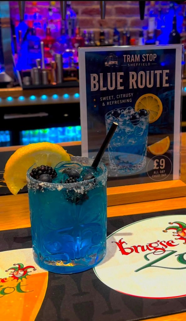 Blue Route cocktail
